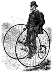 Человек на велосипеде